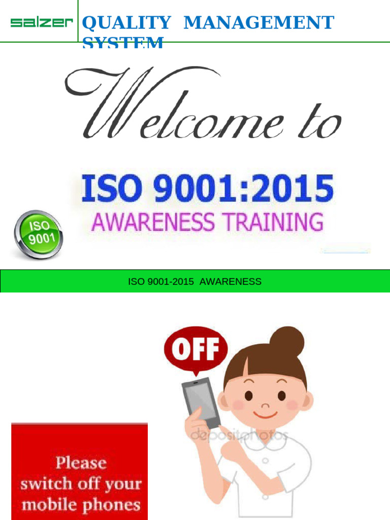 SESSION 2-ISO 90012015 Awareness Training | PDF | Quality Management ...