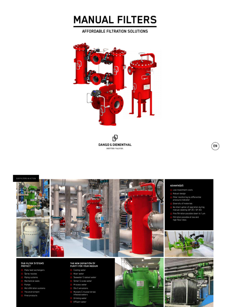 Manual Filtration Solutions Overview | PDF | Filtration | Water
