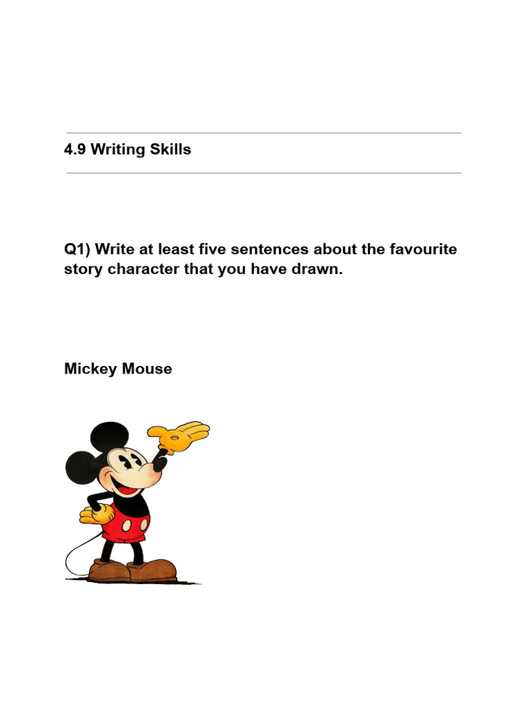 Primary 5 English Writing Exercise | PDF