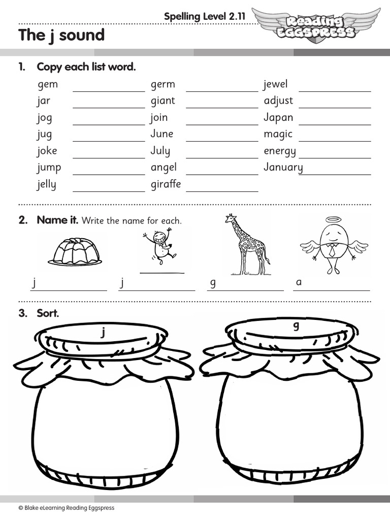 Activity Sheet Rex English Skills - Spelling Year 2 Lesson 11 | PDF