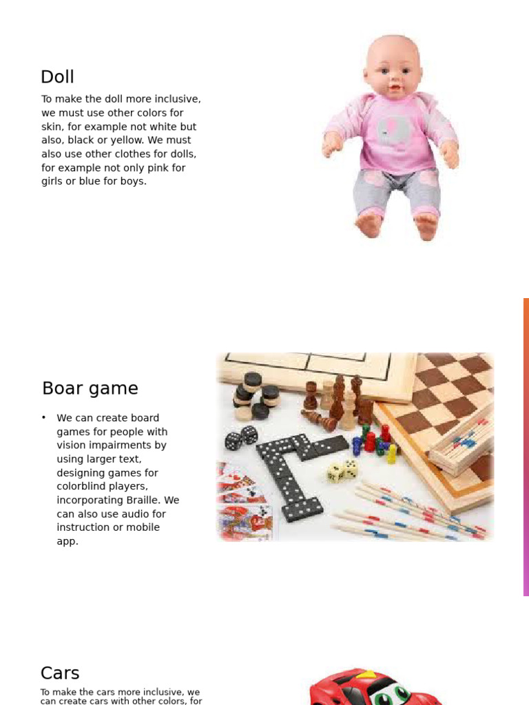 Inclusive Toys and Games Design | PDF