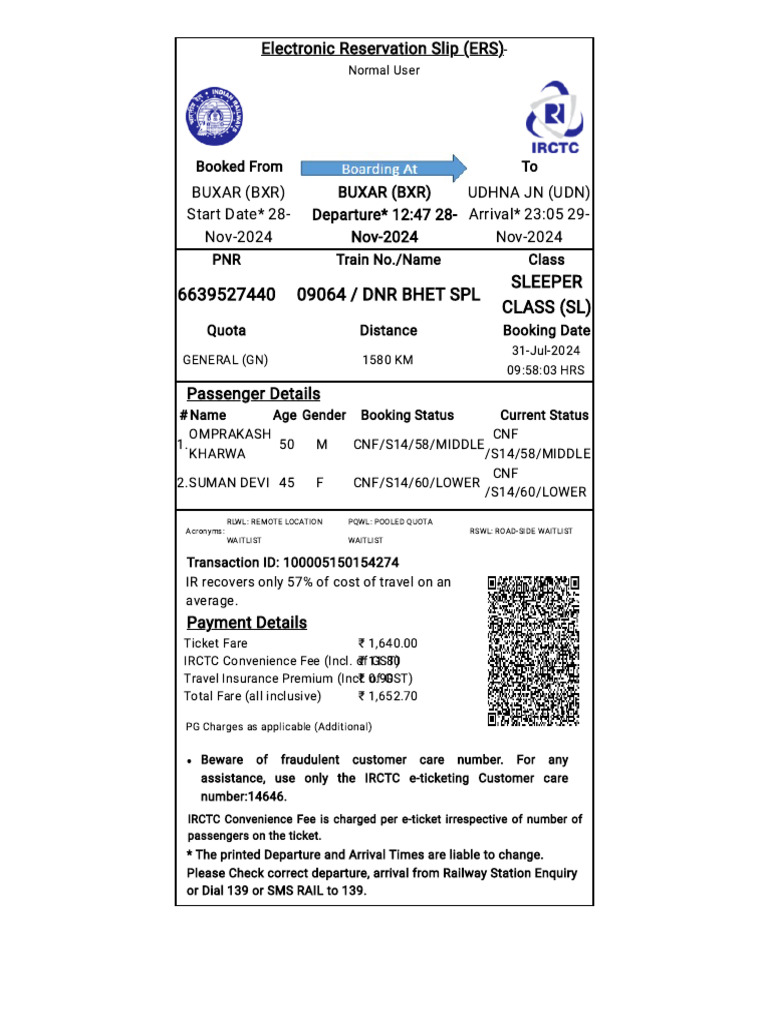 IRCTC Next Generation Eticketing System | PDF | Identity Document ...
