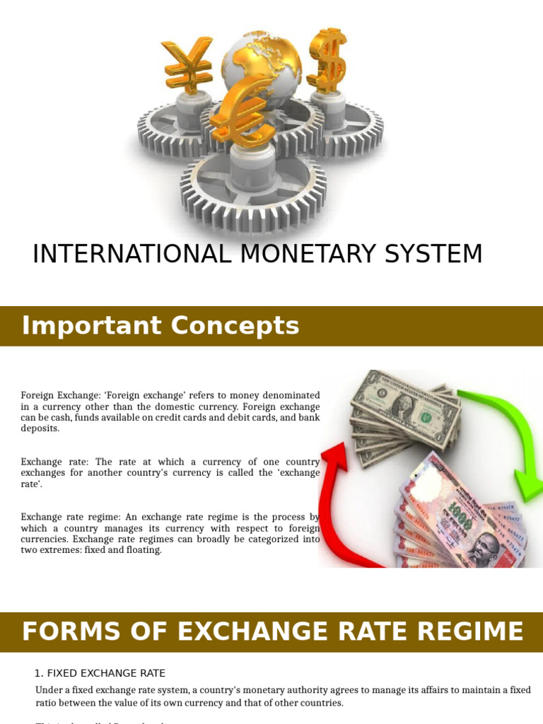 Understanding Exchange Rate Regimes | PDF | Exchange Rate | Floating ...