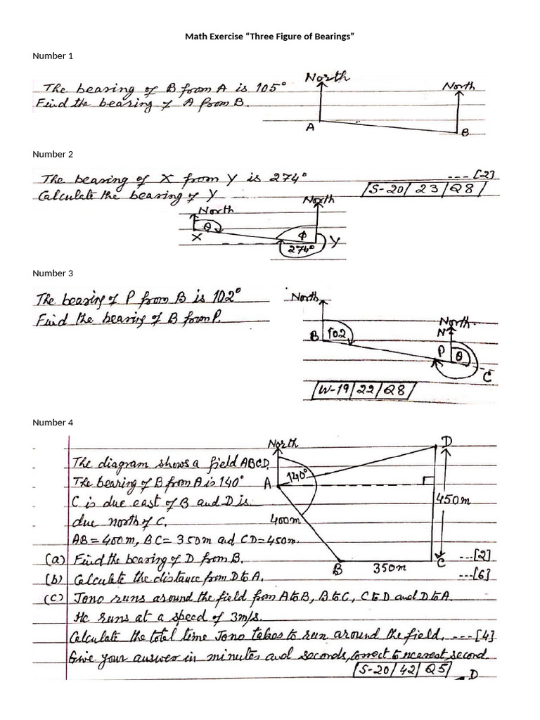 Math Exercise | PDF