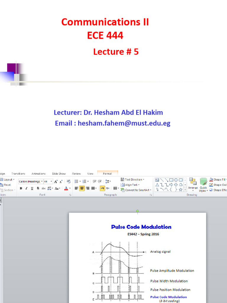 ECE 444 Lecture 4-DPCM | PDF