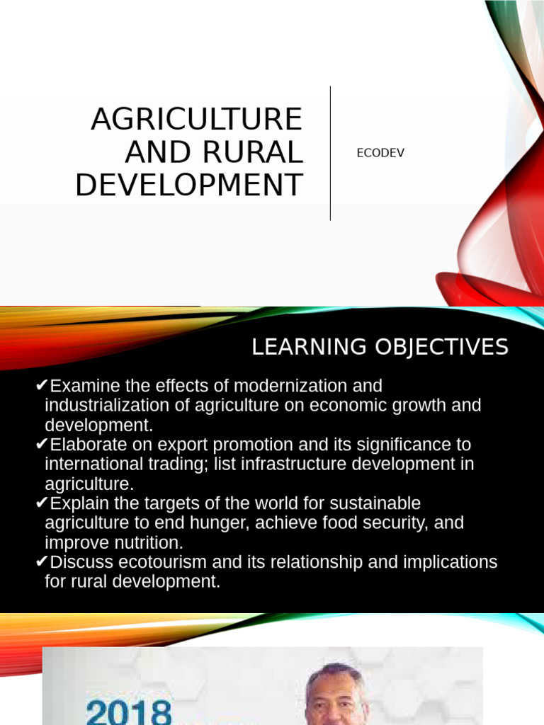 Sustainable Agriculture and Rural Development | PDF | Agriculture ...