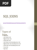SQL Joins Cheat Sheet | PDF | Sql | Databases