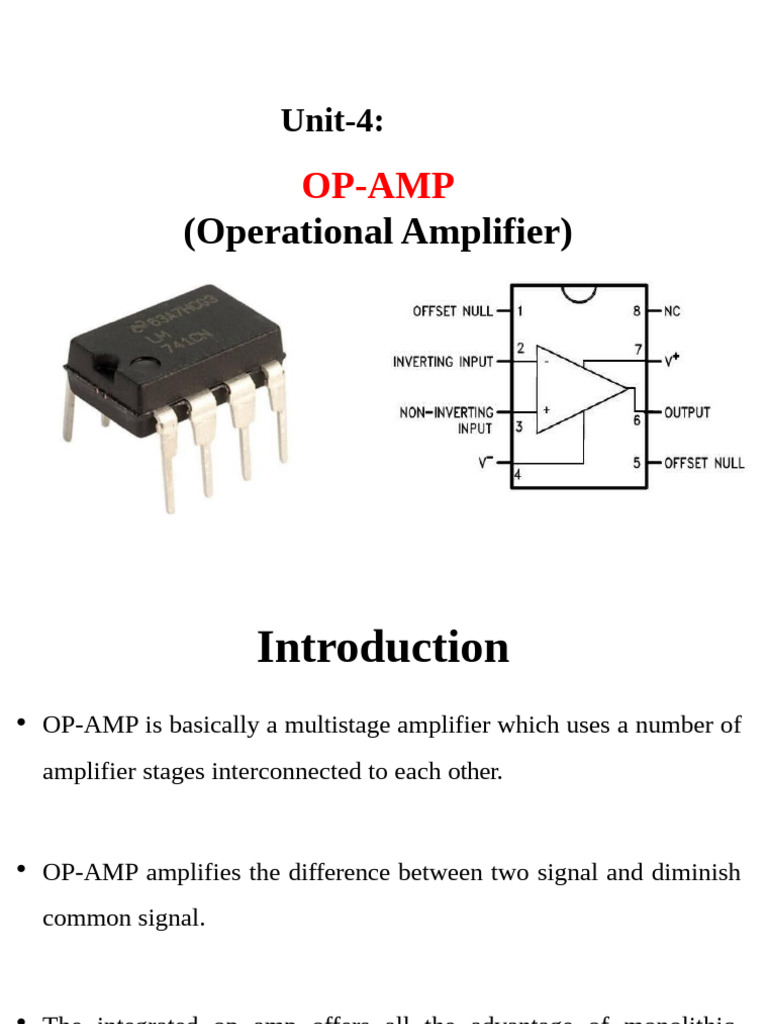 Understanding OP-AMP Basics | PDF | Operational Amplifier | Amplifier