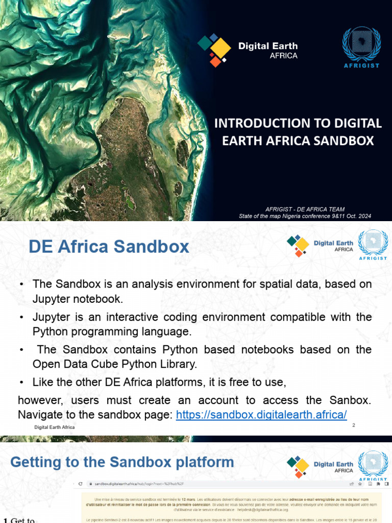 Introduction To de Africa Sandbox | PDF | System Software | Computing