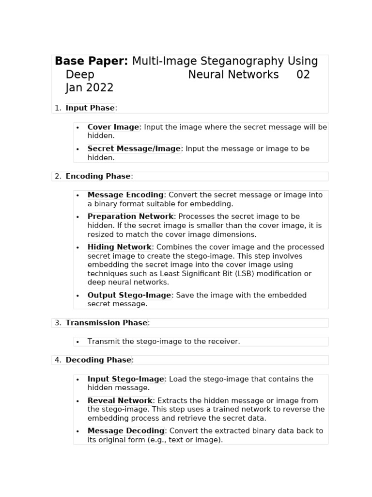Multi-Image Steganography with DNNs | PDF | Data Compression | Computing