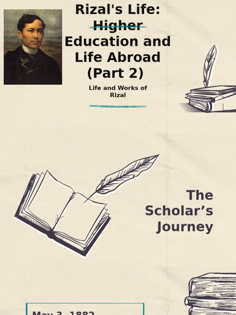 Rizal's Educational Journey Abroad | PDF | Philippines