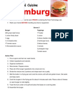 Hamburger Recipe