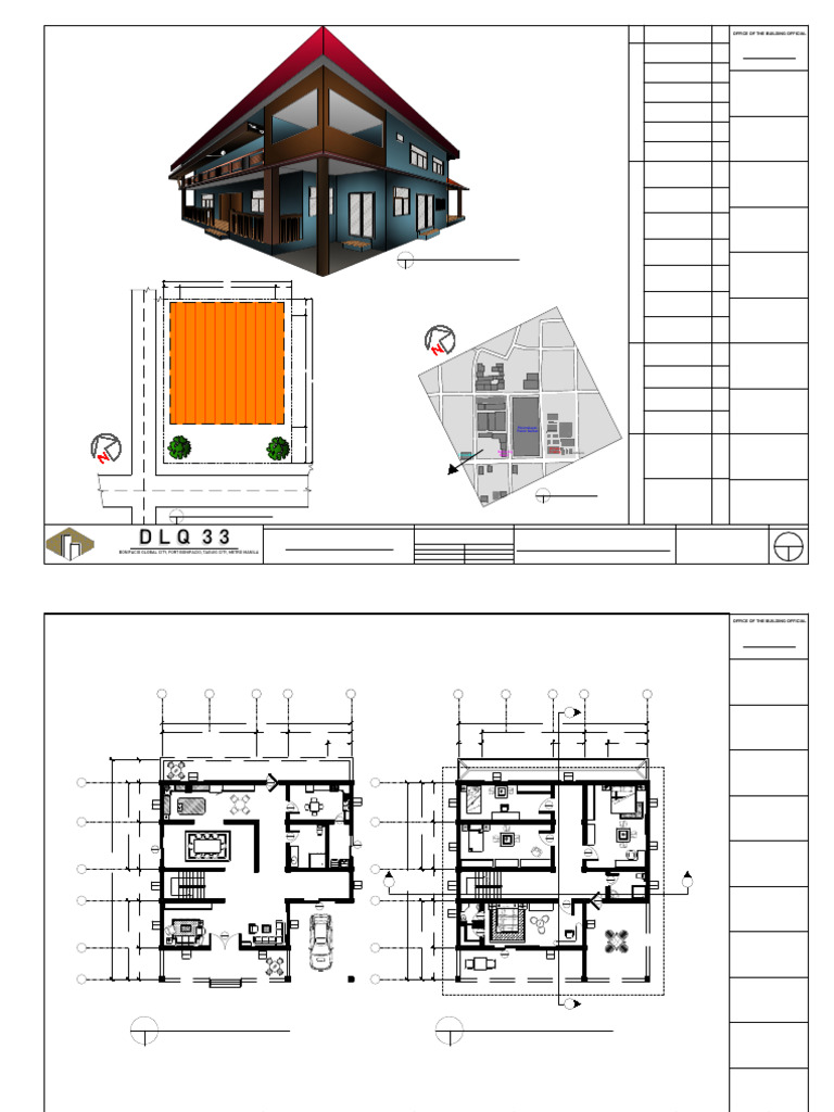 Two-Storey Residential House Plans | PDF | Building | Architectural ...