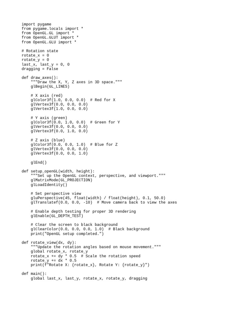 3d | PDF | Rotation | Cartesian Coordinate System