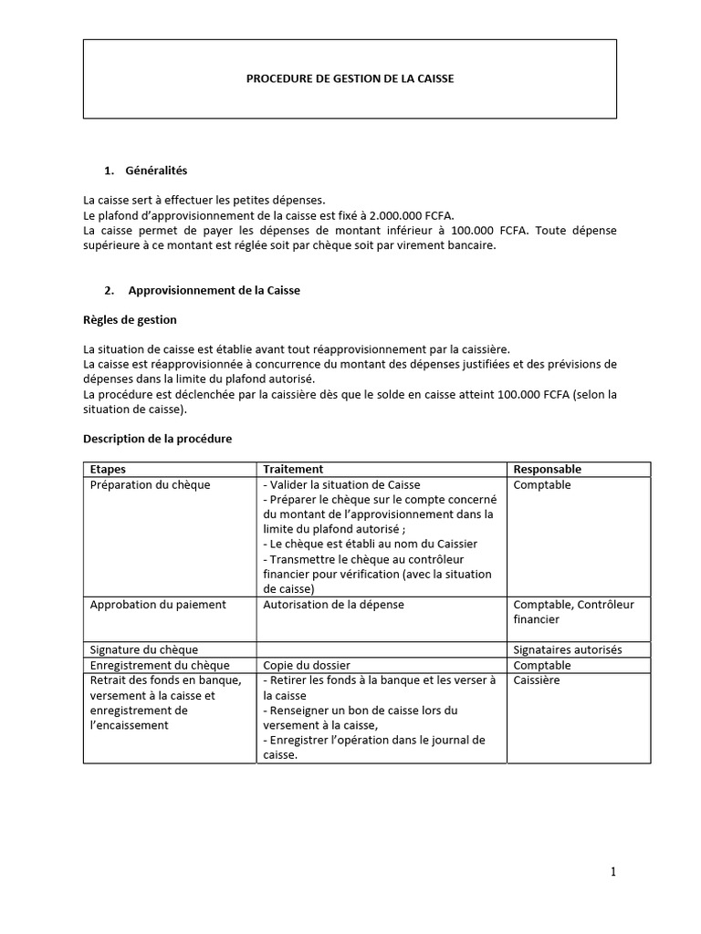 proc-dure-de-gestion-de-la-caisse-pdf-comptabilit-analytique-ch-que