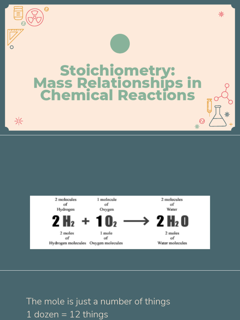 Lesson 1.3 Mass Relationships in Chemical Reactions | PDF ...