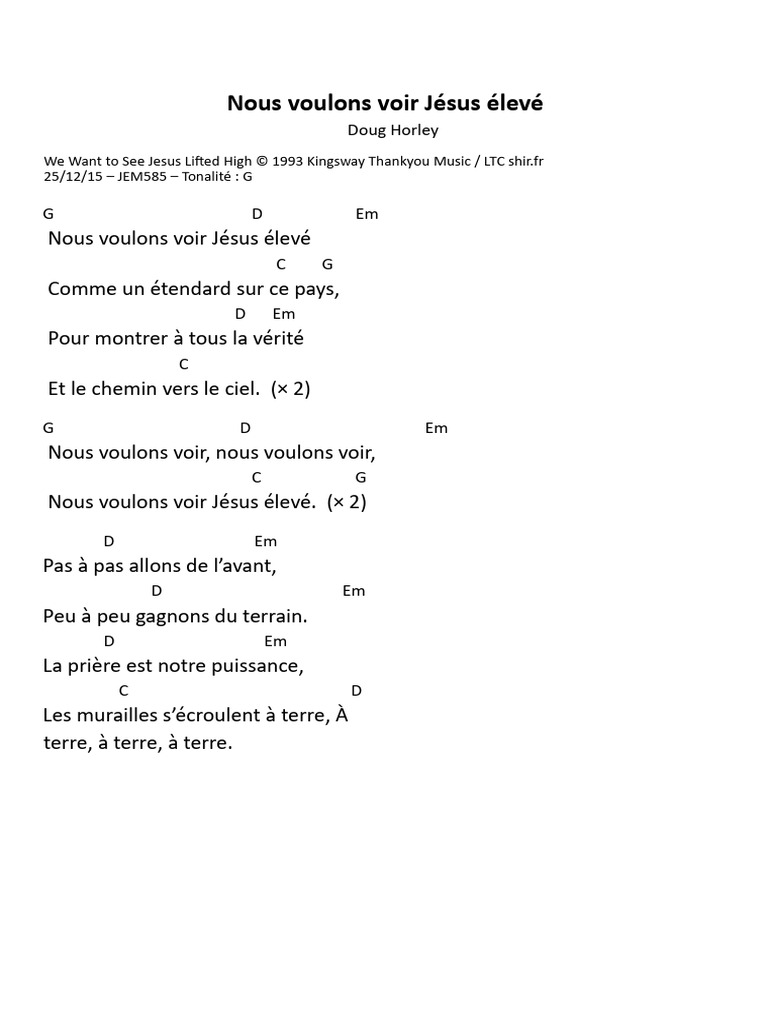 Cantiques de Louange et Adoration | PDF | Saint-Esprit | Doctrines et ...