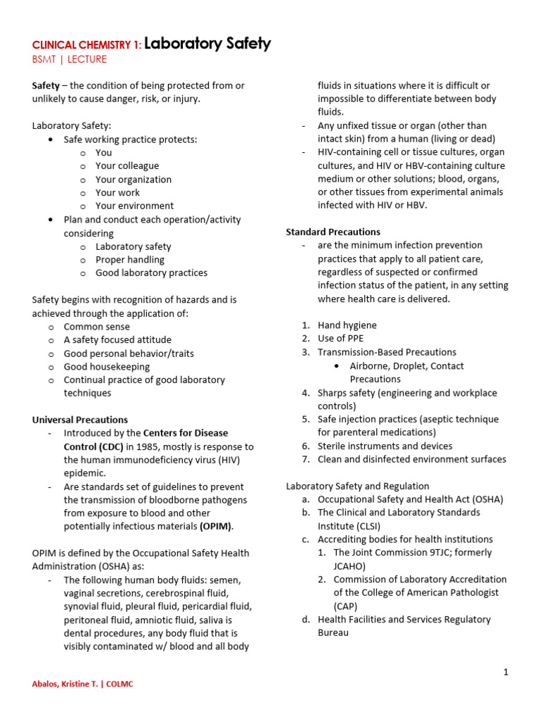 Laboratory Safety Guidelines and Practices | PDF | Radiation ...