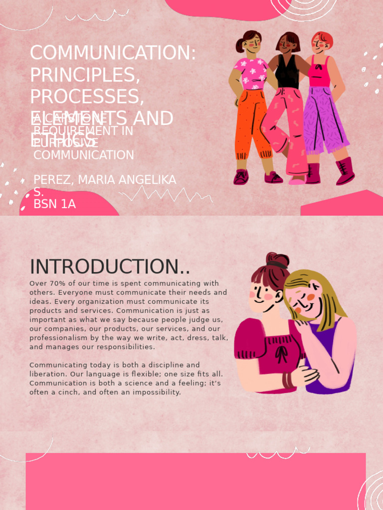 Communication Principles and Ethics Guide | PDF | Communication ...