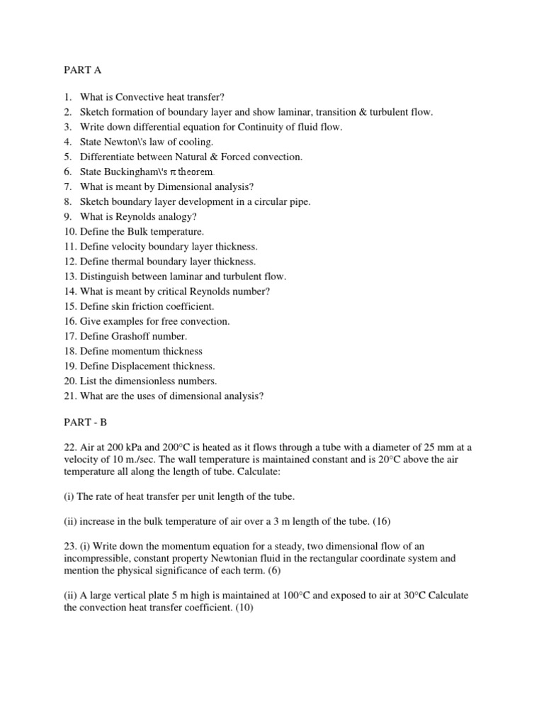 Heat Transfer Concepts and Calculations | PDF | Boundary Layer | Fluid ...