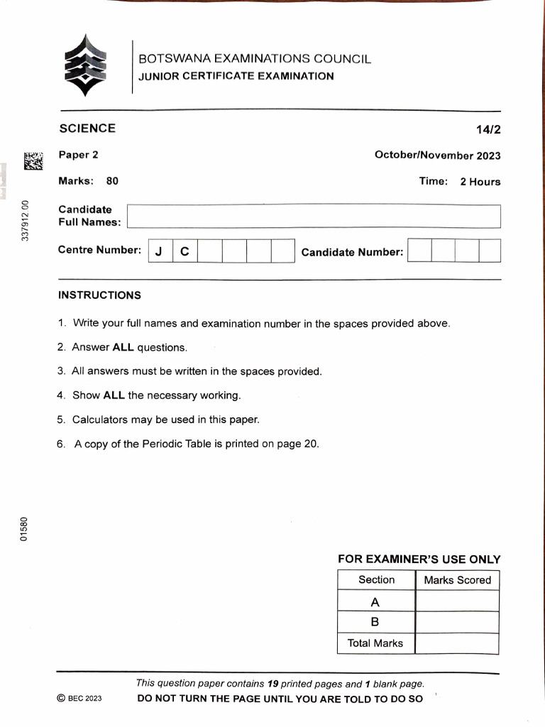 2023 JC Science | PDF | Foods | Voltage
