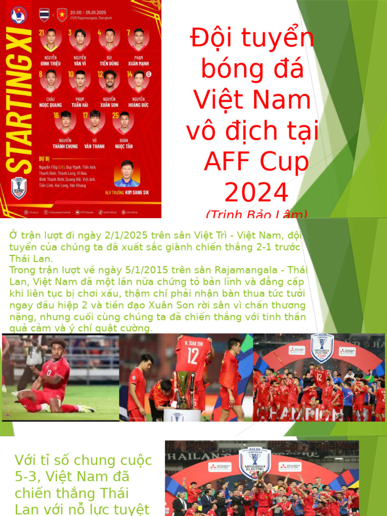 VN Vô Địch AF Cup 2024 | PDF