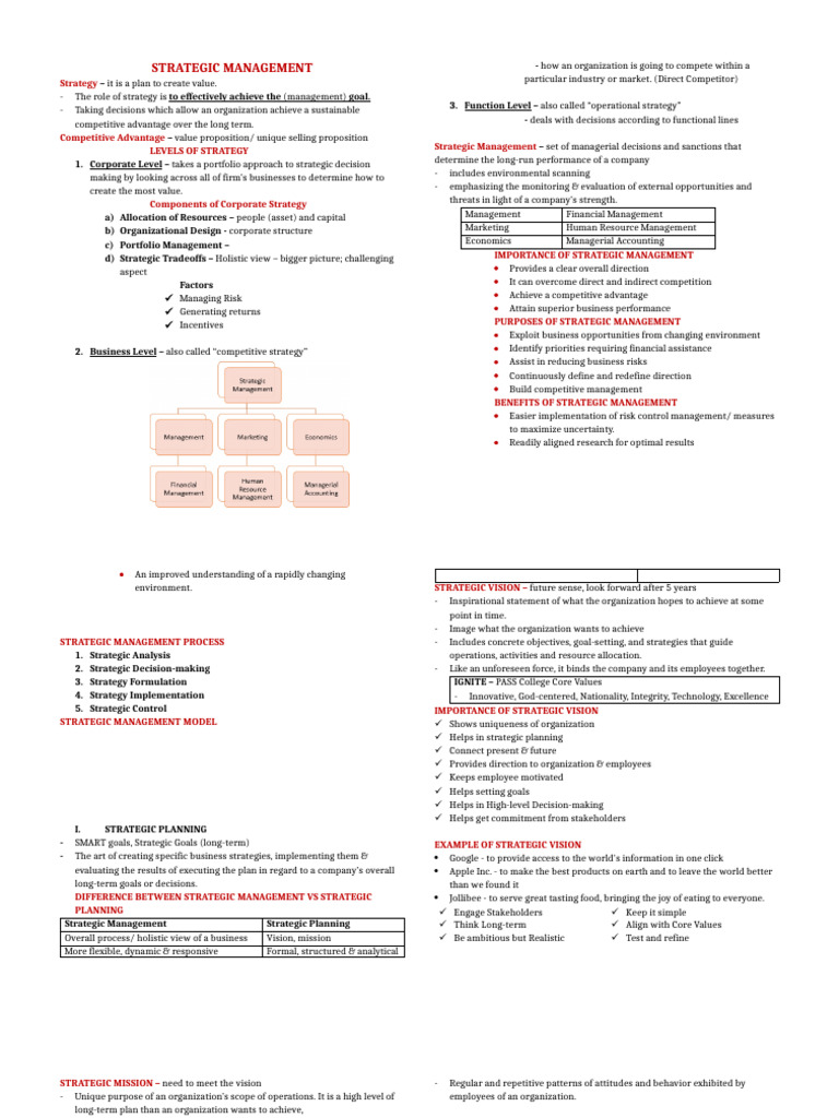 Understanding Strategic Management | PDF | Strategic Management ...