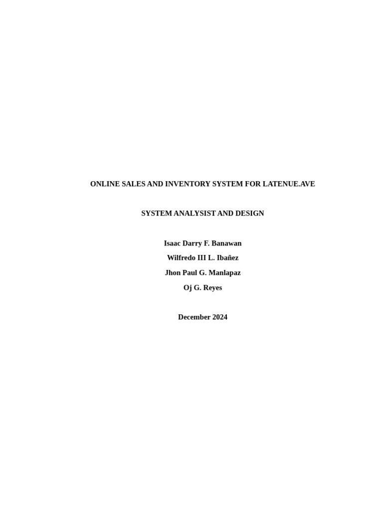 SAD Documentation | PDF | Computing