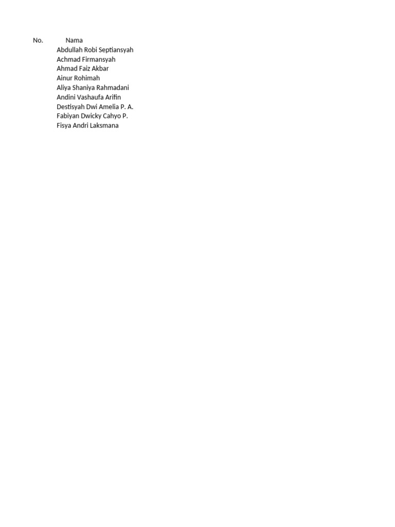 Nama Sekolah Mts | PDF