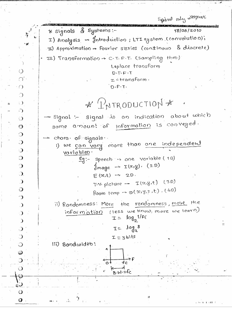 Signal System | PDF