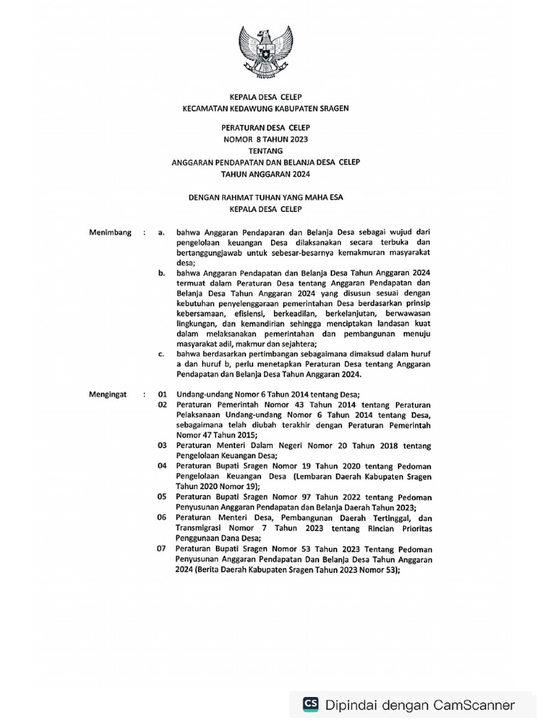 Apdes 2024 terbaru | PDF