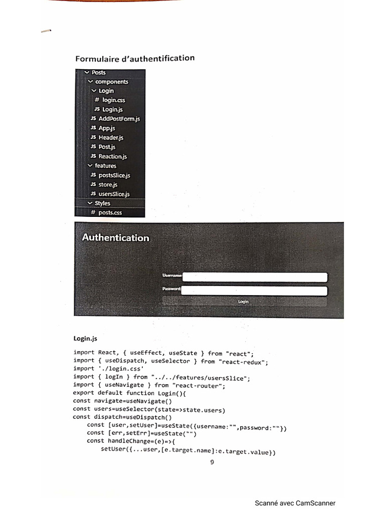 Login React | PDF