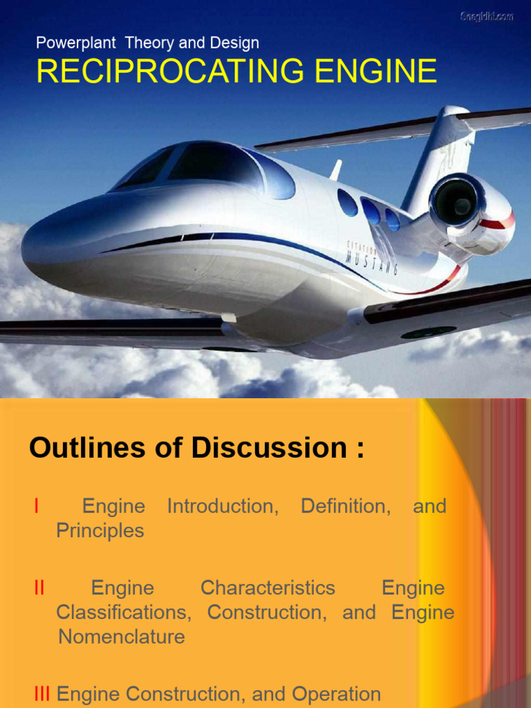 Reciprocating Engine 1 | PDF | Internal Combustion Engine | Piston