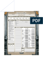 Deathwatch Character Sheet