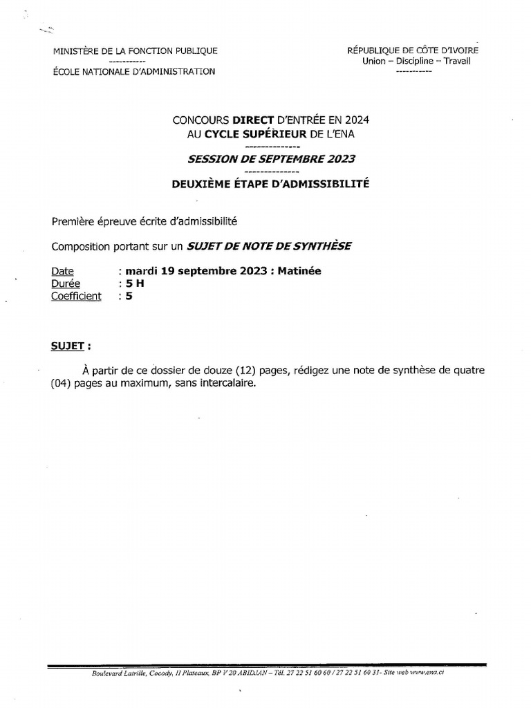 DOSSIER IA Sujet 1 Note de Synthyèse | PDF