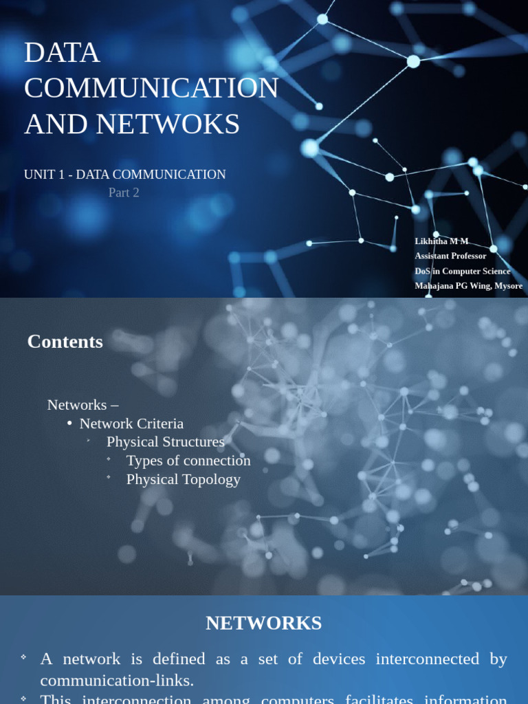 Data Communication and Network Topologies | PDF | Network Topology ...