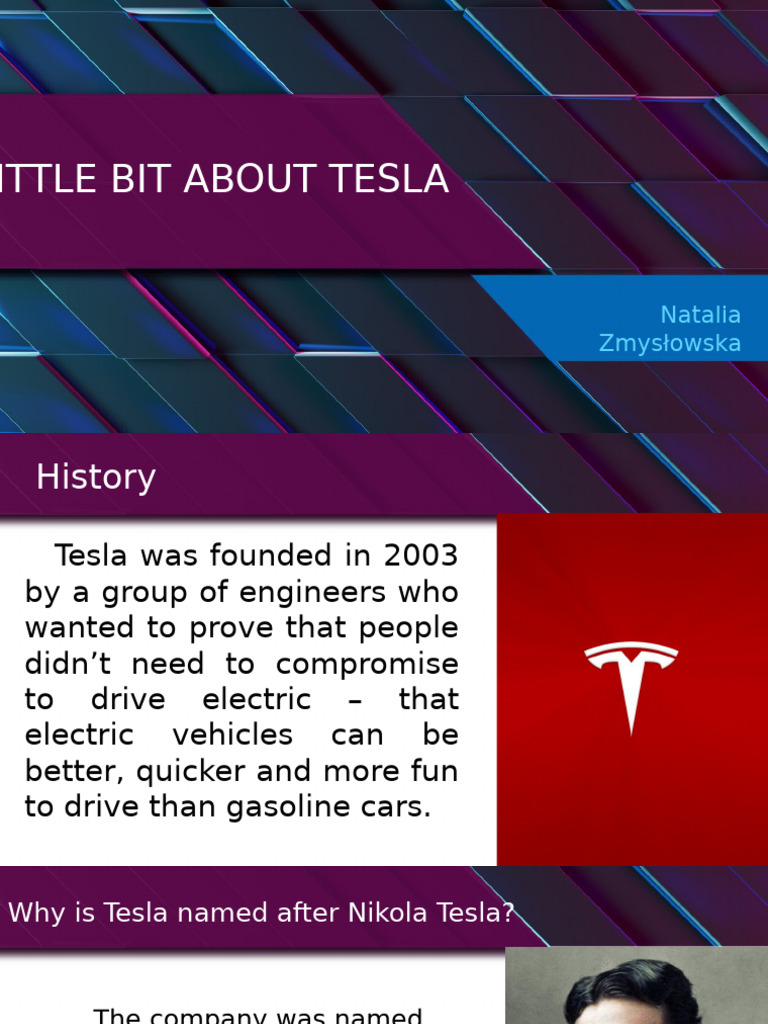 Tesla: History and Key Models | PDF