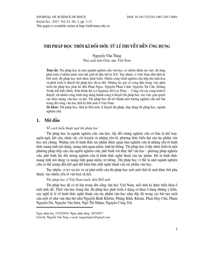 Tong Hop Thi Phap Học VN | PDF