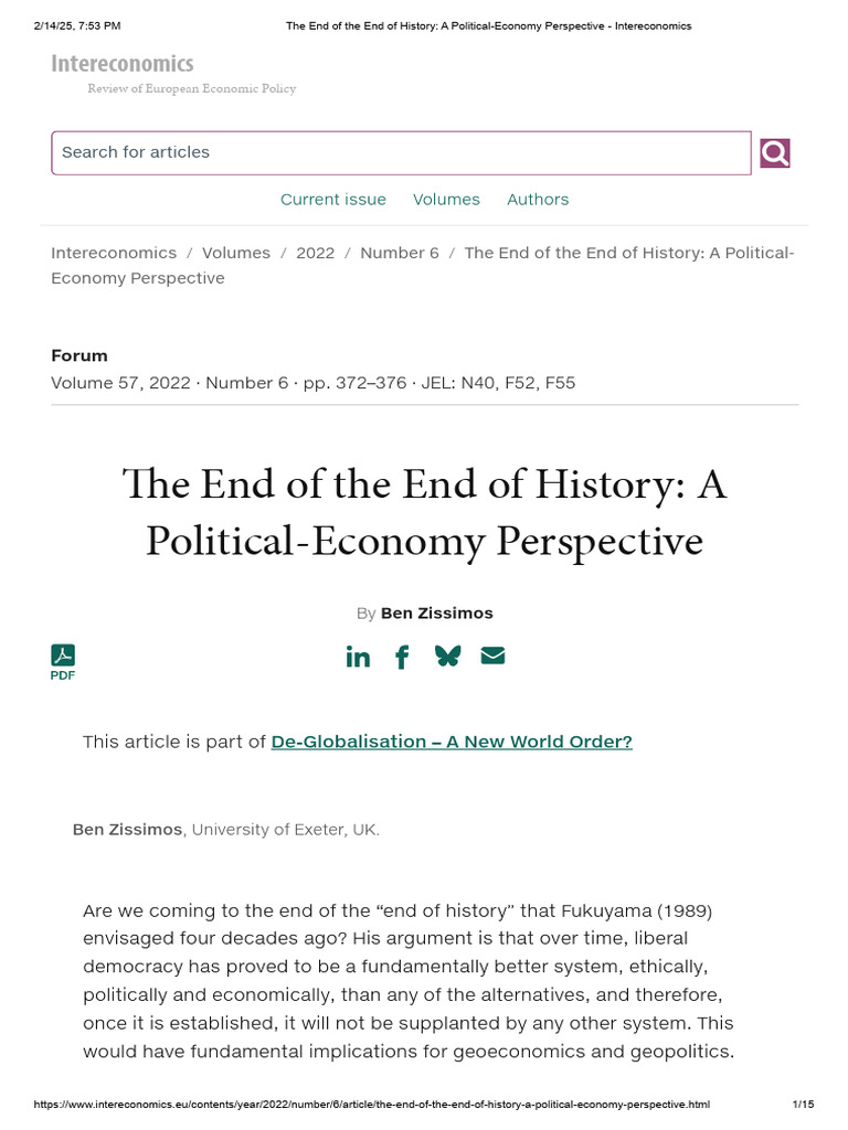Political Economy of a Bipolar World | PDF | Populism | Most Favoured ...