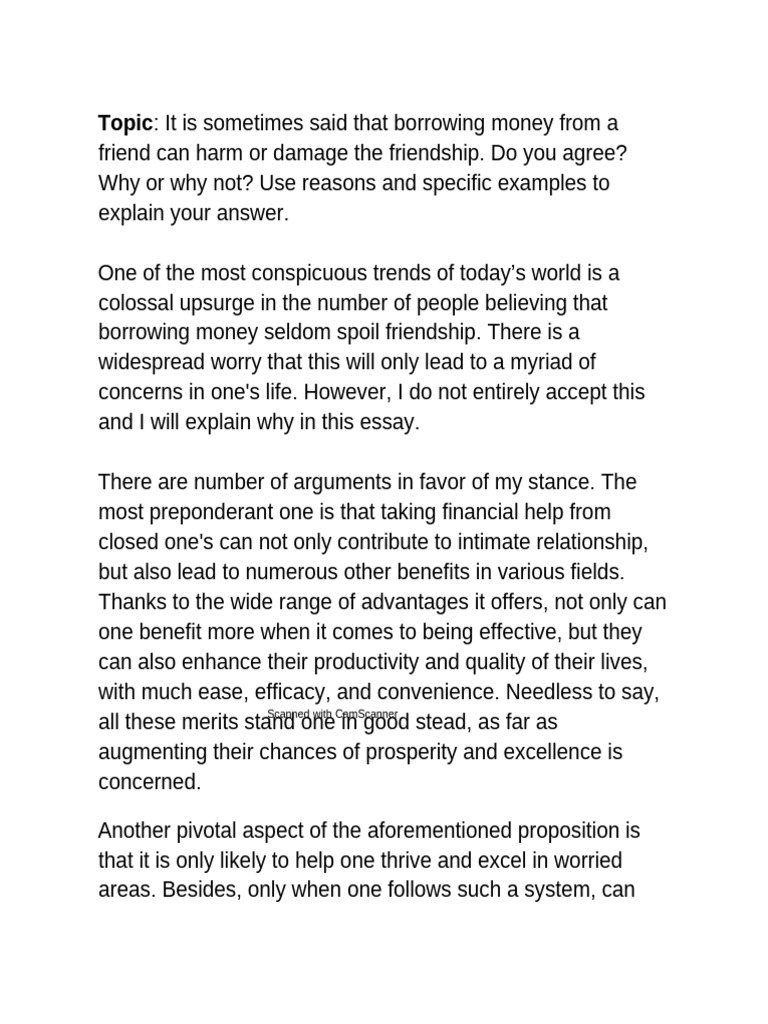 Essay Writing (Agree-Disgaree Format) | PDF