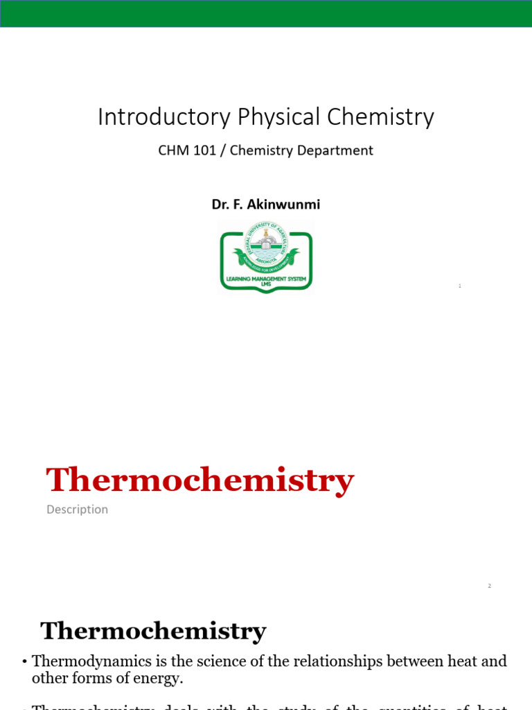Thermochemistry: Heat in Reactions | PDF | Chemical Reactions | Heat