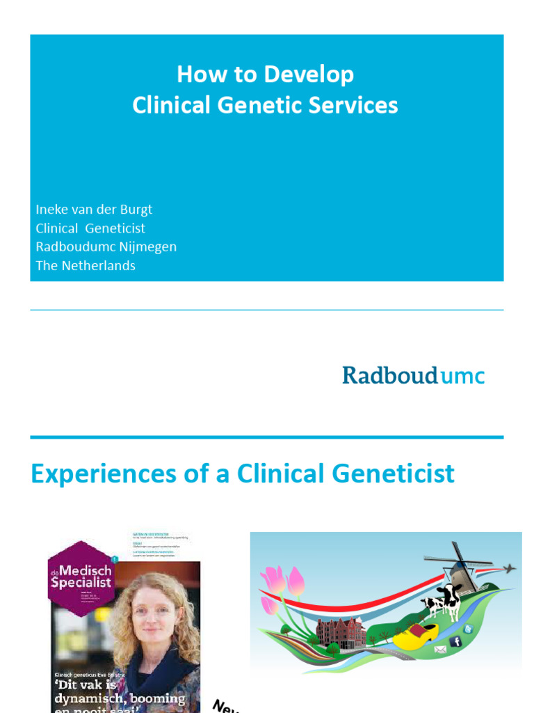 21 - How To Develop Clinical Genetic Services | PDF | Medical Genetics ...
