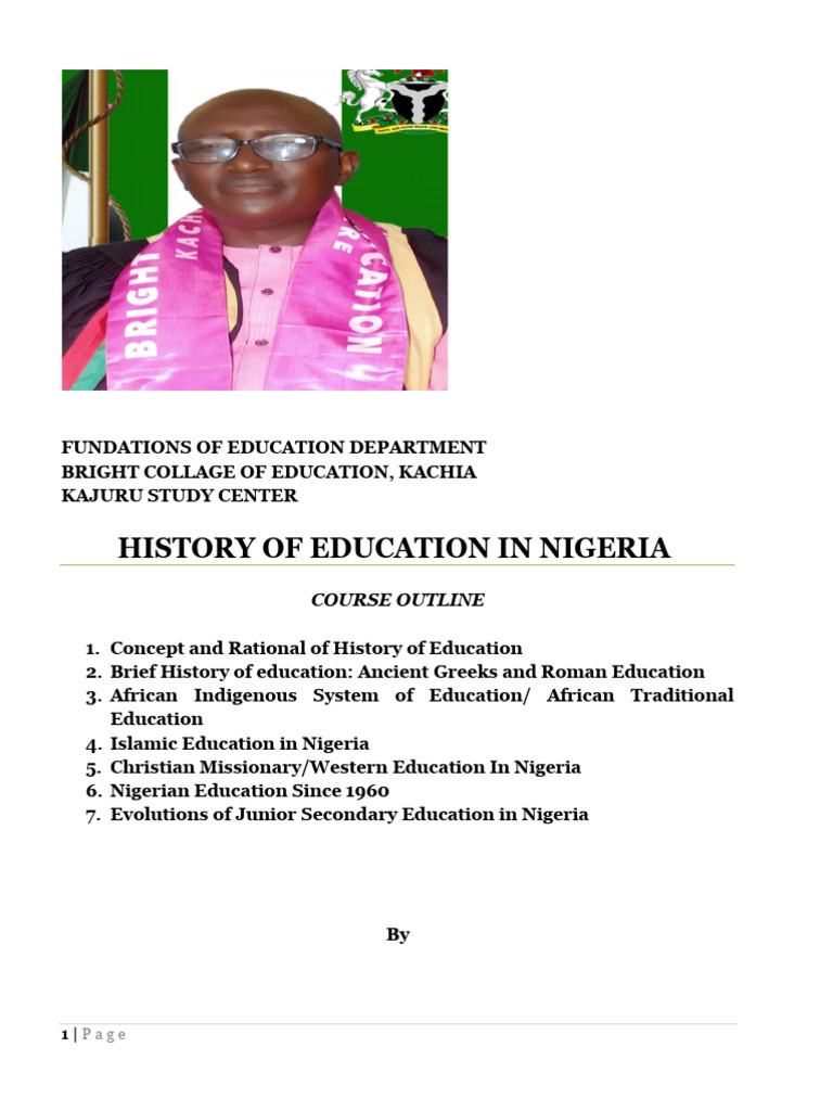 History of Education in Nigeria | PDF | Rhetoric | Schools