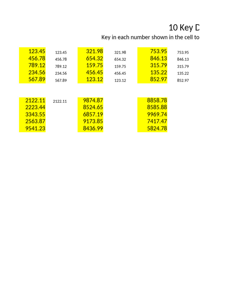 10 Key 6 | PDF