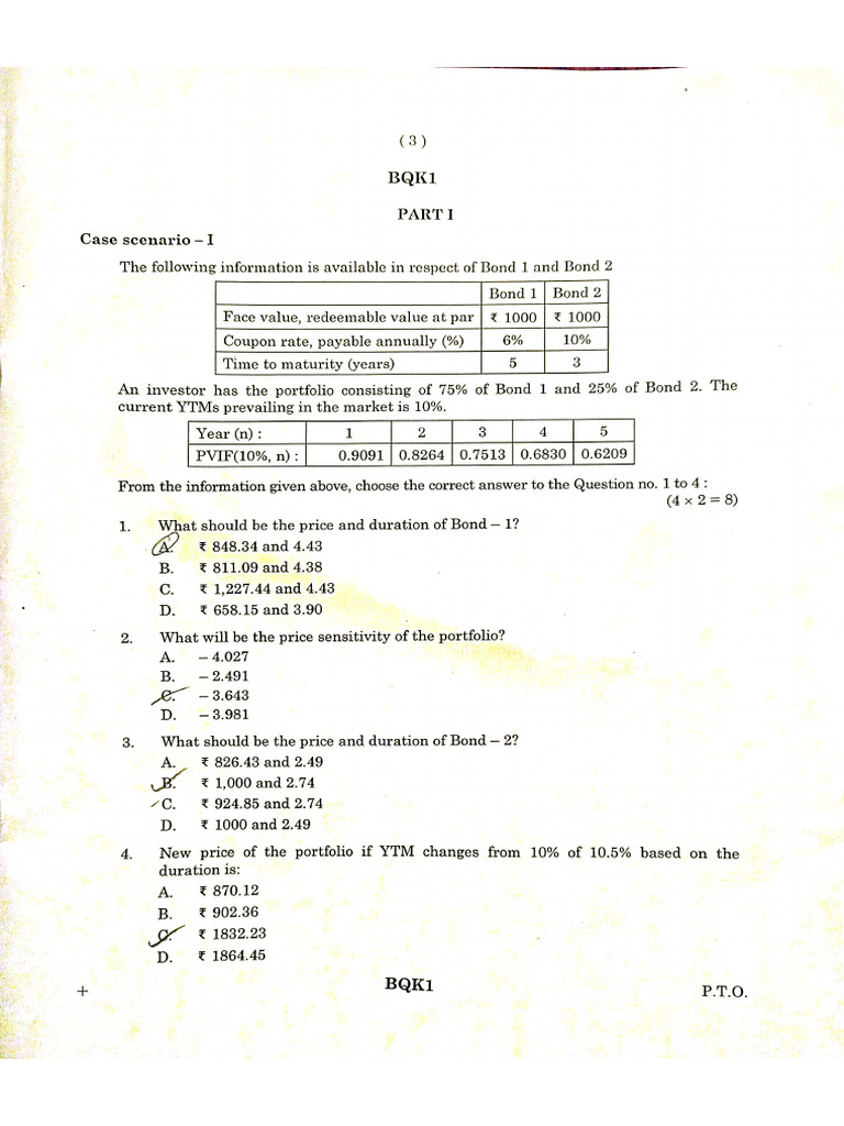 CA Final AFM MCQ QP Nov 2024 Castudynotes Com | PDF