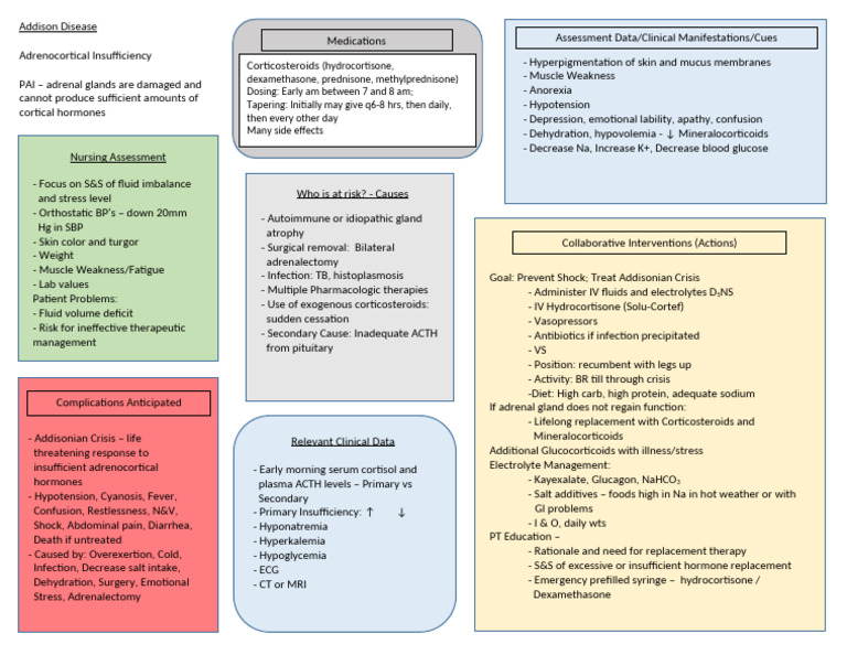 Addison's Disease Management and Treatment | PDF | Medical Specialties ...