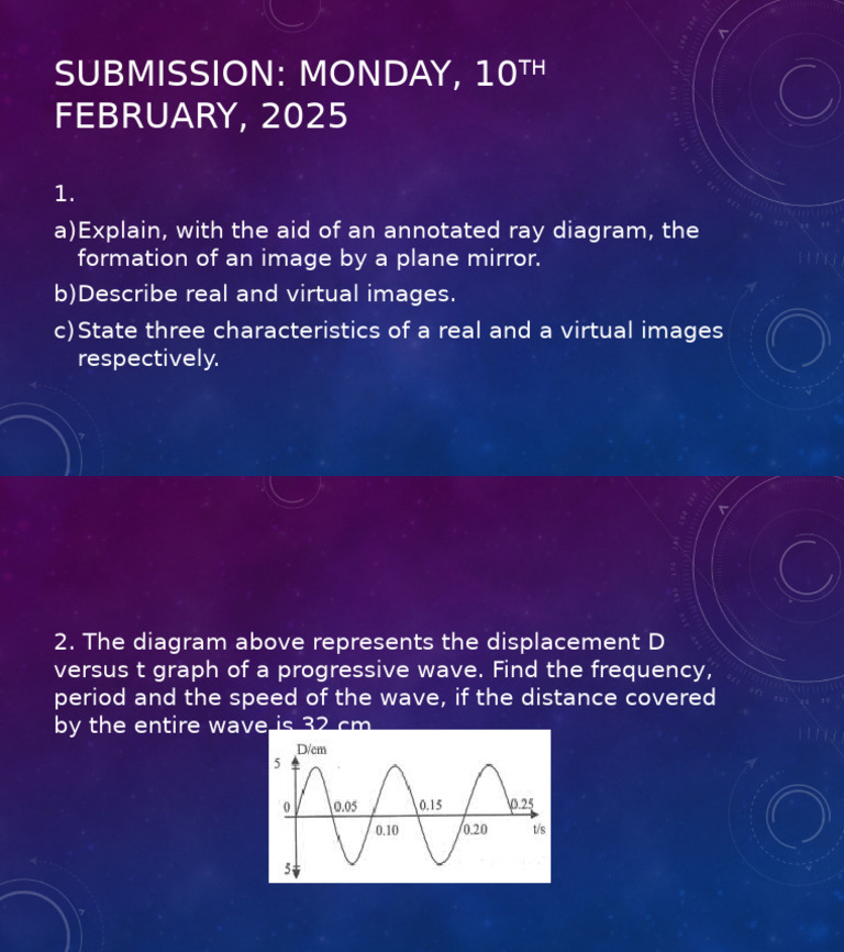 WAVES - Assignment1 | PDF