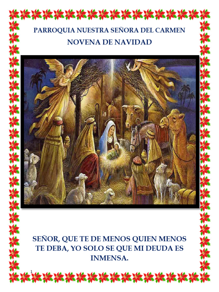 Novena de Navidad: Oraciones y Reflexiones | PDF | María, madre de ...