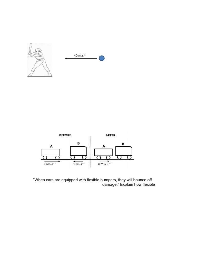 Momentum Theory Practice Questions | PDF | Force | Collision