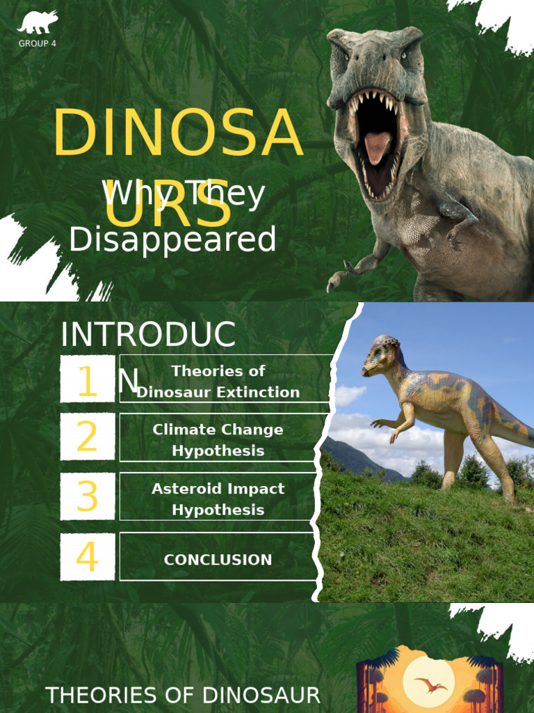 Theories of Dinosaur Extinction Explained | PDF | Dinosaurs | Physical ...